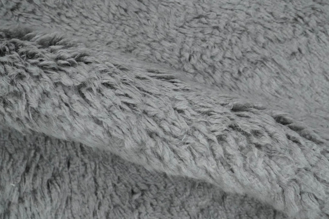 Plush Thick Beni Ourain 4x6, 5x8, 6x9, 8x10 and 9x12 Gray Moroccan Rug Made with fine new Zealand Wool | TRD2378 - The Rug Decor