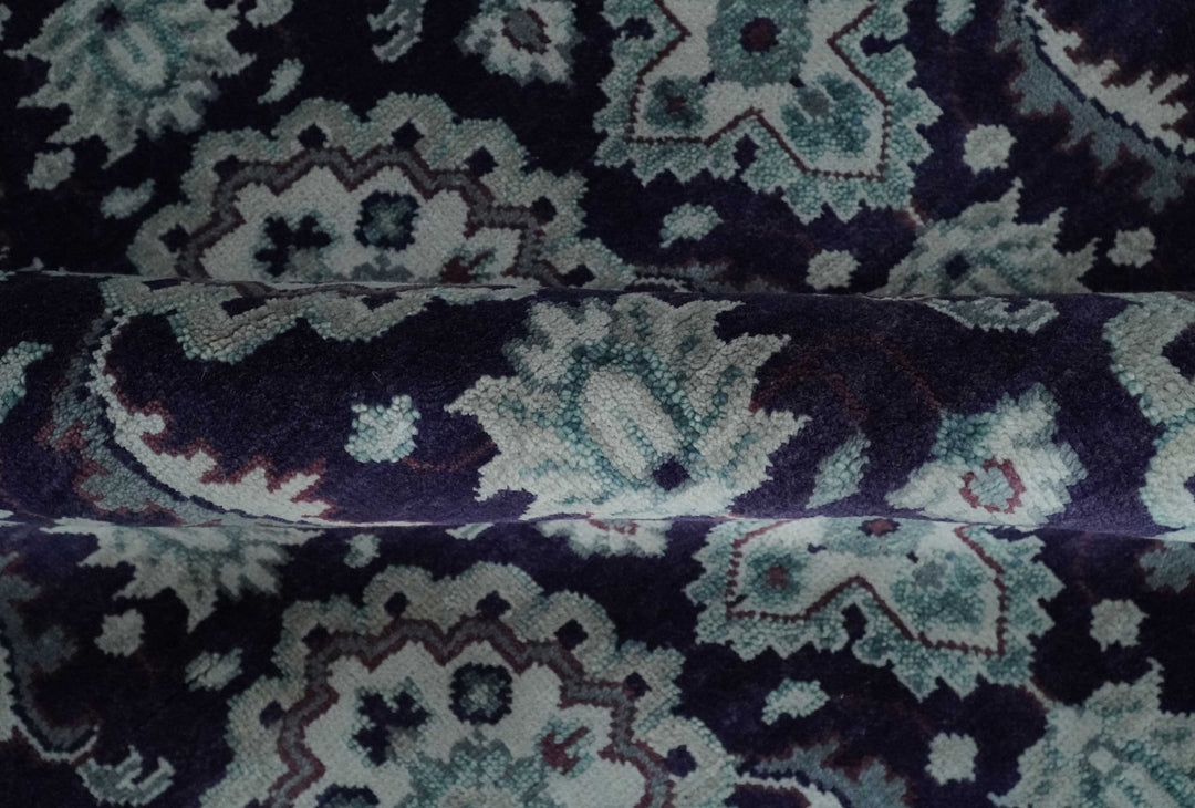 Premium Antique Style Silver, Gray and Black Hand knotted Traditional wool Area Rug - The Rug Decor