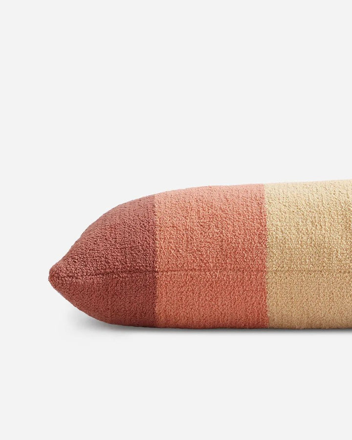 Rainbow Colorful Striped Lumbar Pillow for Couch or Bed - The Rug Decor