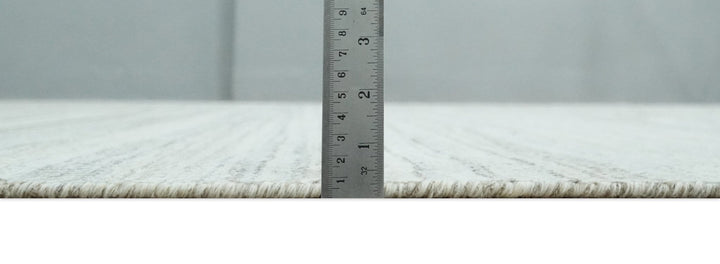 Shaded Beige, Camel and Brown Scandinavian 8x10 Hand Made Blended Wool Flatwoven Area Rug | KE4 - The Rug Decor