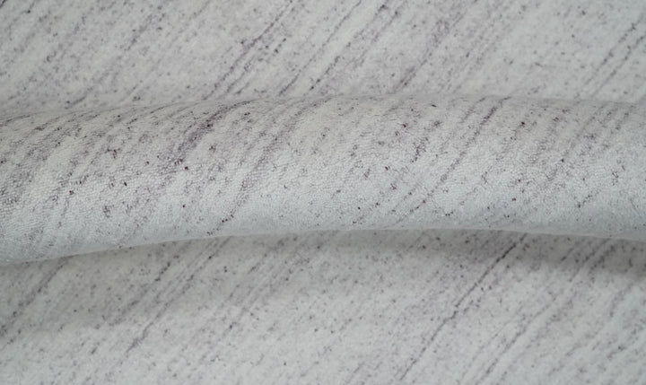 Shaded Solid White and Purple Scandinavian 5x7 Blended Wool Flatwoven Area Rug | HL27 - The Rug Decor