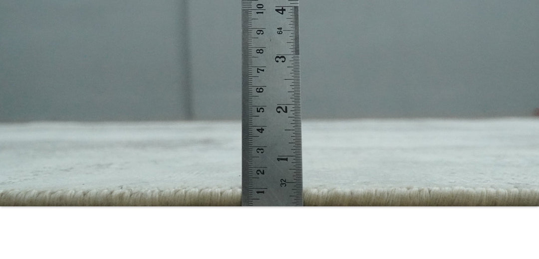 Silver, Charcoal and Ivory Modern Abstract 5x8 Hand loom viscose Area Rug - The Rug Decor