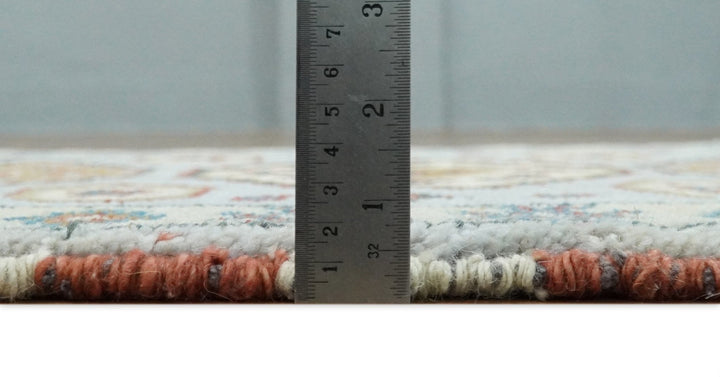 Small 2x3 Gray and Camel Wool Hand Knotted traditional Persian Vintage Antique Southwestern Kazak | TRDCP28123 - The Rug Decor