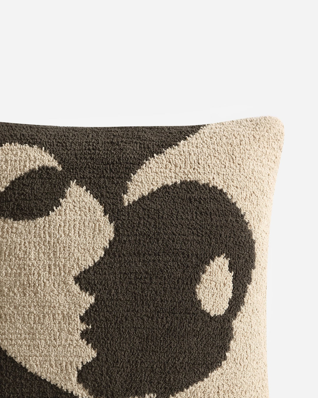 Soft, Warm, and Stylish Cozy Face Print Throw Pillow - The Rug Decor