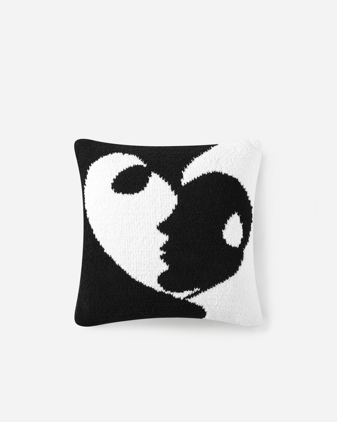 Soft, Warm, and Stylish Cozy Face Print Throw Pillow - The Rug Decor