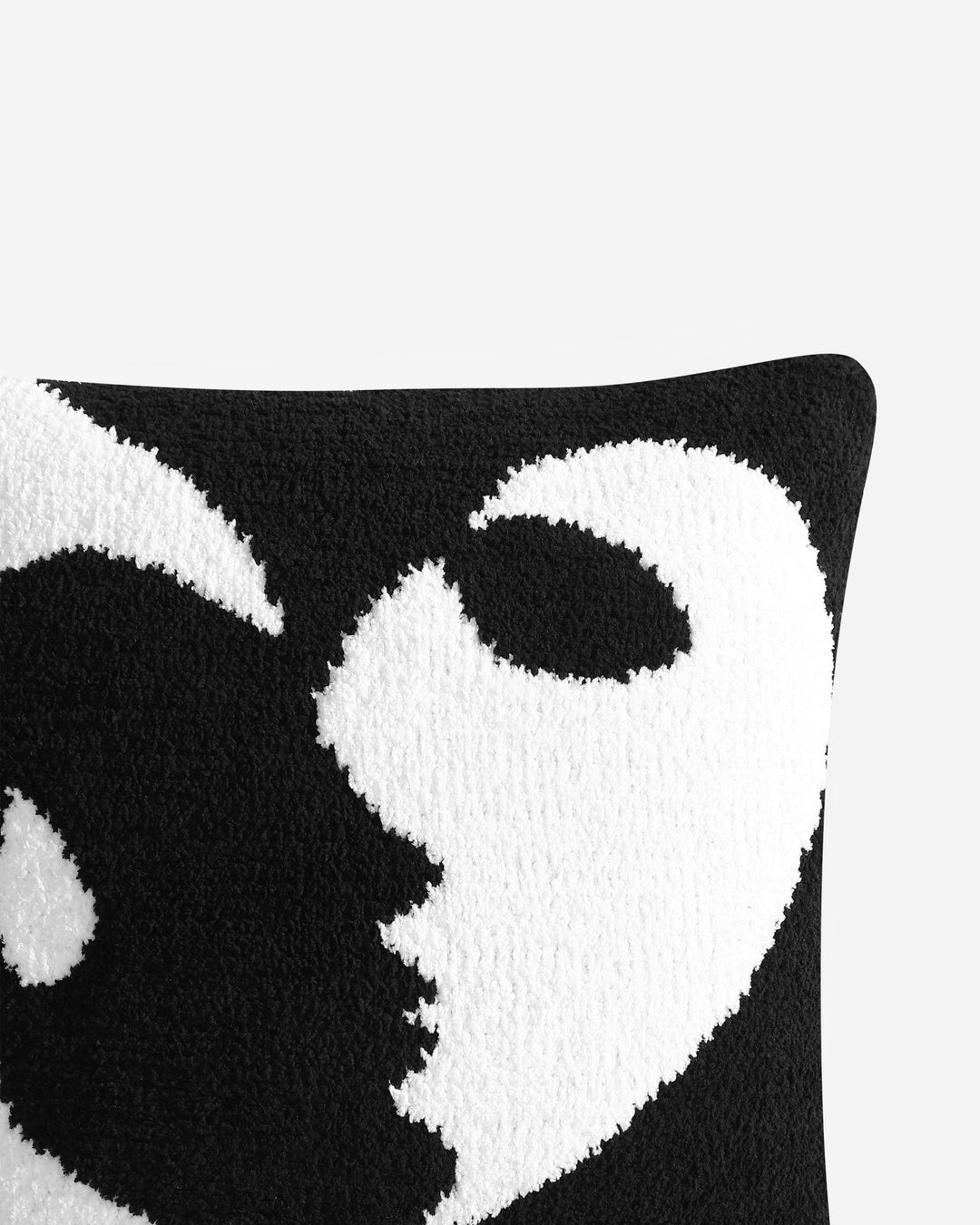 Soft, Warm, and Stylish Cozy Face Print Throw Pillow - The Rug Decor