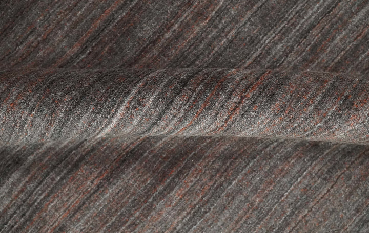 Solid Brown Scandinavian 5x7 Blended Wool Flatwoven Area Rug, Dinning, Kids Rug | HL17 - The Rug Decor