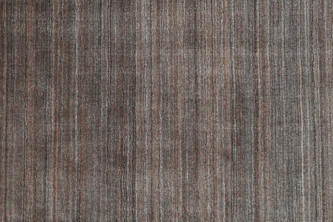 Solid Brown Scandinavian 5x7 Blended Wool Flatwoven Area Rug, Dinning, Kids Rug | HL17 - The Rug Decor