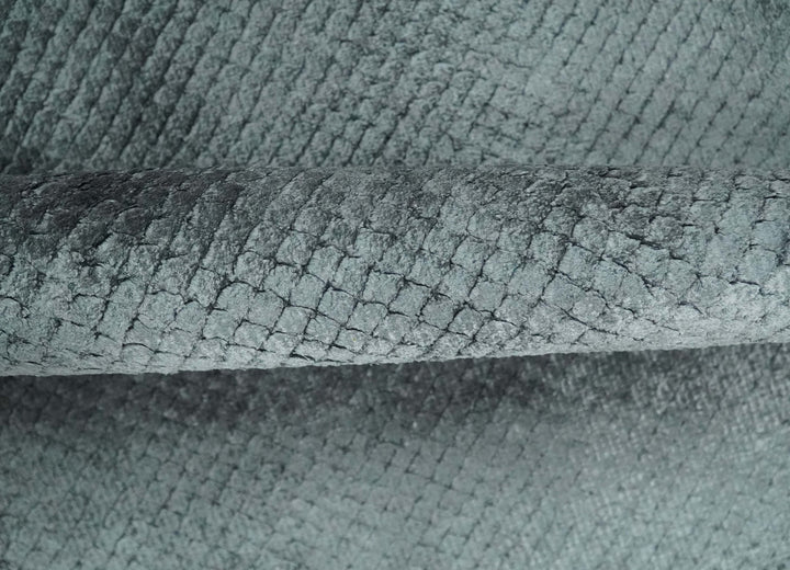 Solid Gray 2x3 Modern Geometrical Cross diamond design Hand Made art silk Area Rug | N2223 - The Rug Decor