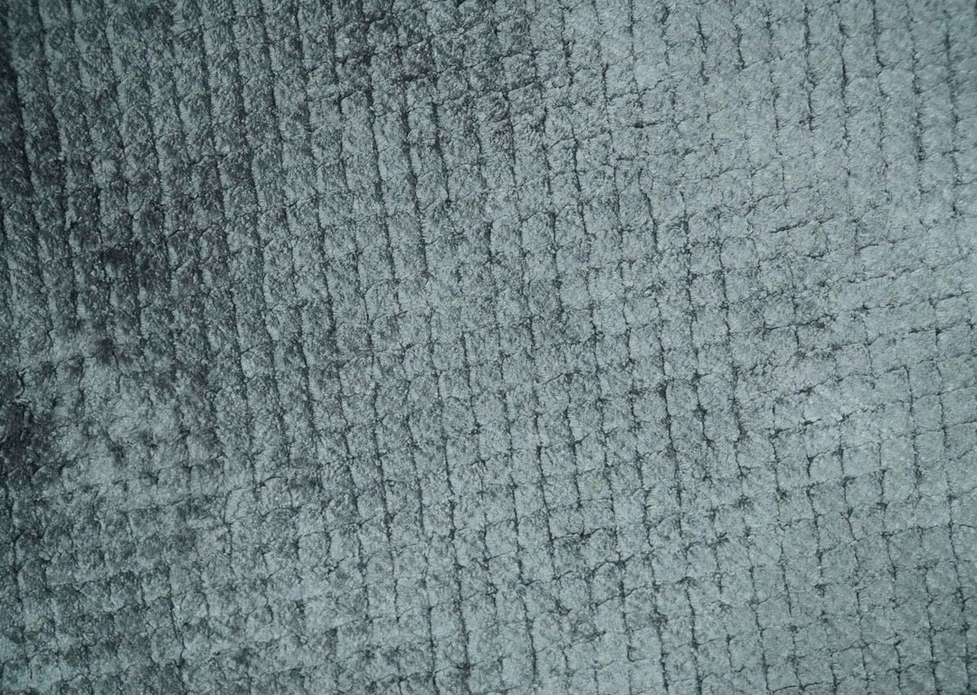 Solid Gray 2x3 Modern Geometrical Cross diamond design Hand Made art silk Area Rug | N2223 - The Rug Decor