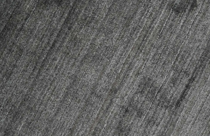 Solid Gray Scandinavian 5x7 Blended Wool Flatwoven Area Rug | HL21 - The Rug Decor