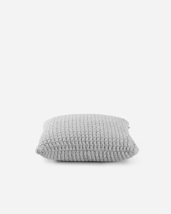 Solid Multi Color Crocheted Snug Waffle Throw Pillow - The Rug Decor