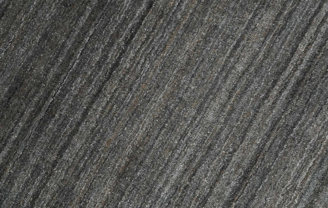 Solid Silver Shaded Scandinavian 5x7 Blended Wool Flatwoven Area Rug | HL23 - The Rug Decor