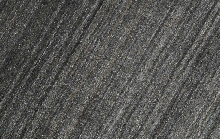 Solid Silver Shaded Scandinavian 5x7 Blended Wool Flatwoven Area Rug | HL23 - The Rug Decor