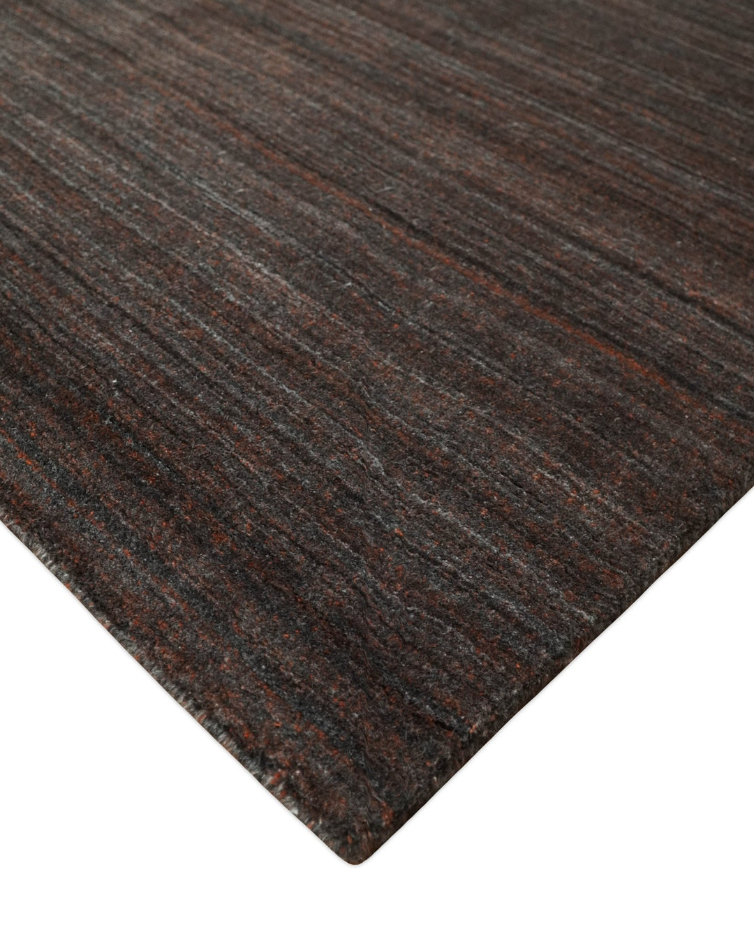 Solid Tan Scandinavian 5x7 Blended Wool Flatwoven Area Rug, Dinning, Kids Rug | HL19 - The Rug Decor