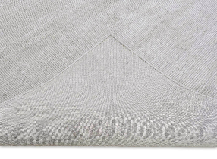 Solid Taupe Silver Rug | Made with wool and viscose blend | TRD171 - The Rug Decor