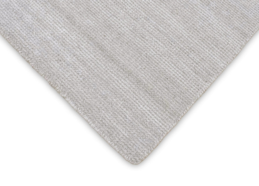 Solid Taupe Silver Rug | Made with wool and viscose blend | TRD171 - The Rug Decor