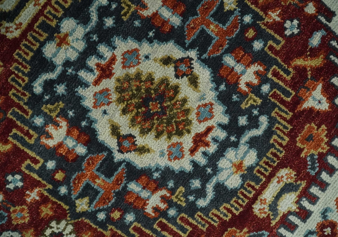 Tabriz Antique Persian 5x8, 6x9, 8x10, 9x12, 10x14 and 12x15 Hand Knotted Ivory, Charcoal and Rust Modern Traditional Persian Wool Rug | TRDCP900 - The Rug Decor