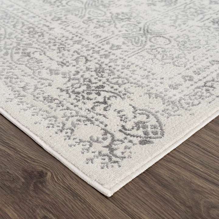 Traditional Beige ang Gray Medium Pile Multi Size Area Rug - The Rug Decor