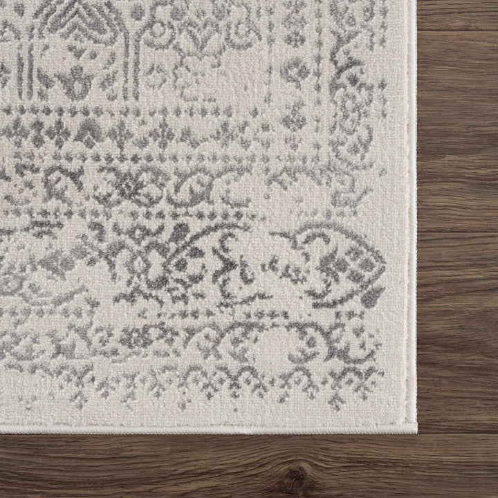 Traditional Beige ang Gray Medium Pile Multi Size Area Rug - The Rug Decor