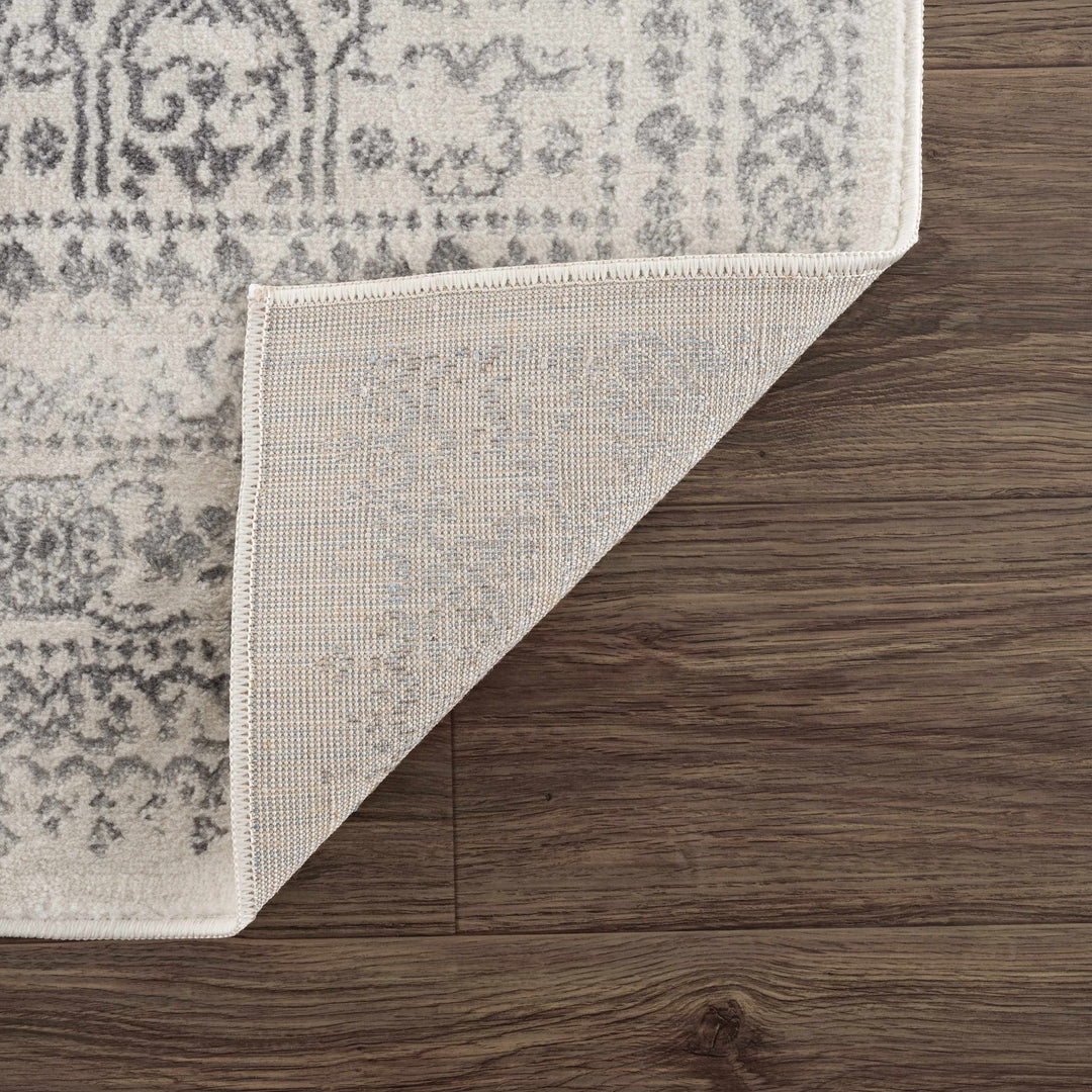 Traditional Beige ang Gray Medium Pile Multi Size Area Rug - The Rug Decor