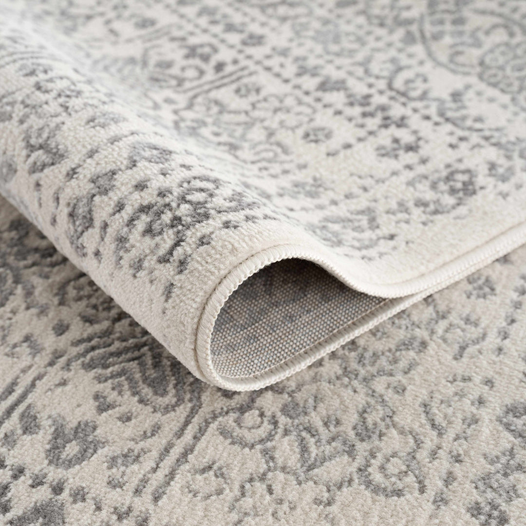 Traditional Beige ang Gray Medium Pile Multi Size Area Rug - The Rug Decor