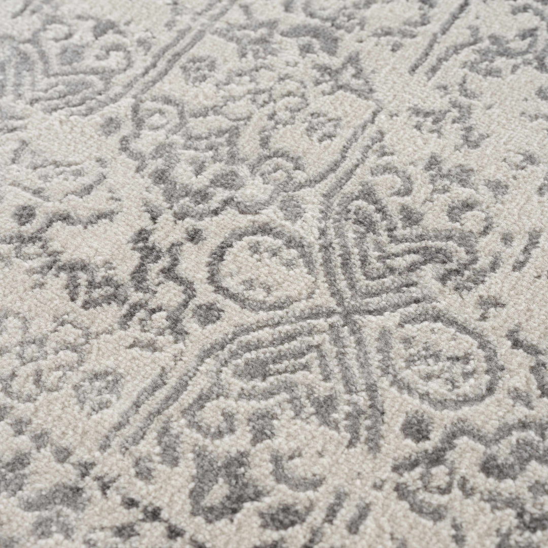 Traditional Beige ang Gray Medium Pile Multi Size Area Rug - The Rug Decor