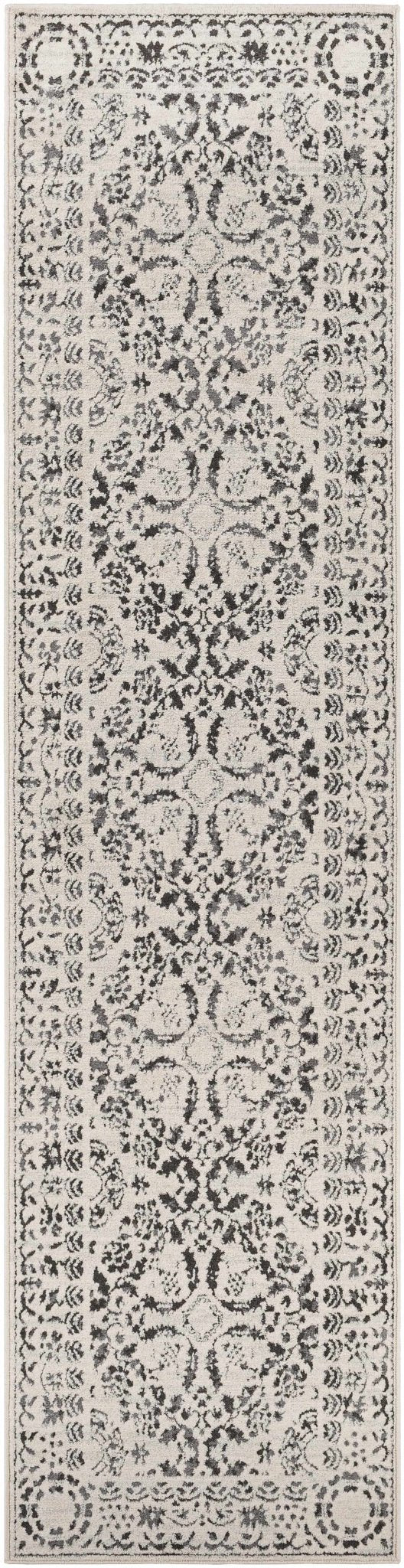 Traditional Bohemian Beige, Gray and Charcoal Medallion Style Area Rug - The Rug Decor