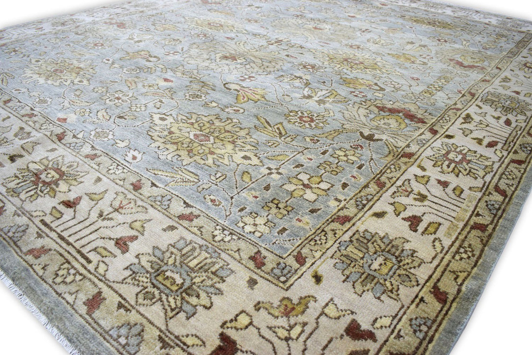 Traditional Handcrafted Hand Spun New Zealand Wool 8' by 10' Area Rug |The Rug Decor | TRD719810 - The Rug Decor