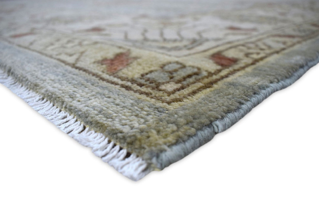 Traditional Handcrafted Hand Spun New Zealand Wool 8' by 10' Area Rug |The Rug Decor | TRD719810 - The Rug Decor