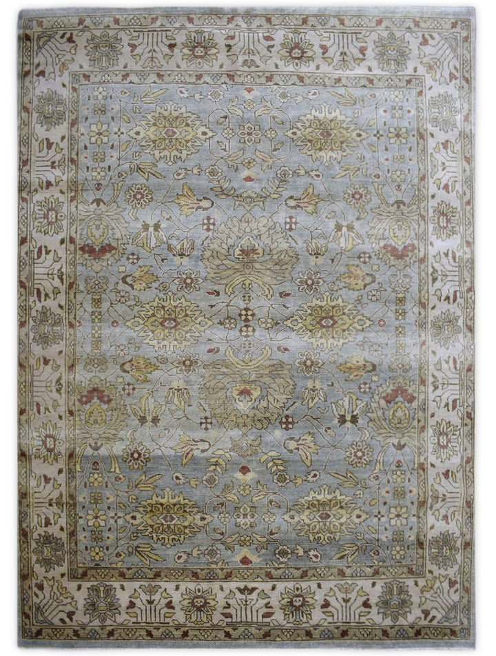 Traditional Handcrafted Hand Spun New Zealand Wool 8' by 10' Area Rug |The Rug Decor | TRD719810 - The Rug Decor
