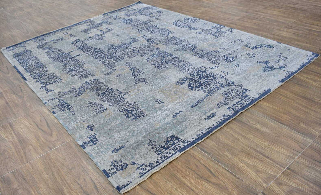Traditional Handmade Silk and Wool 8'x10' Area Rug | The Rug Decor | TRD1635810 - The Rug Decor