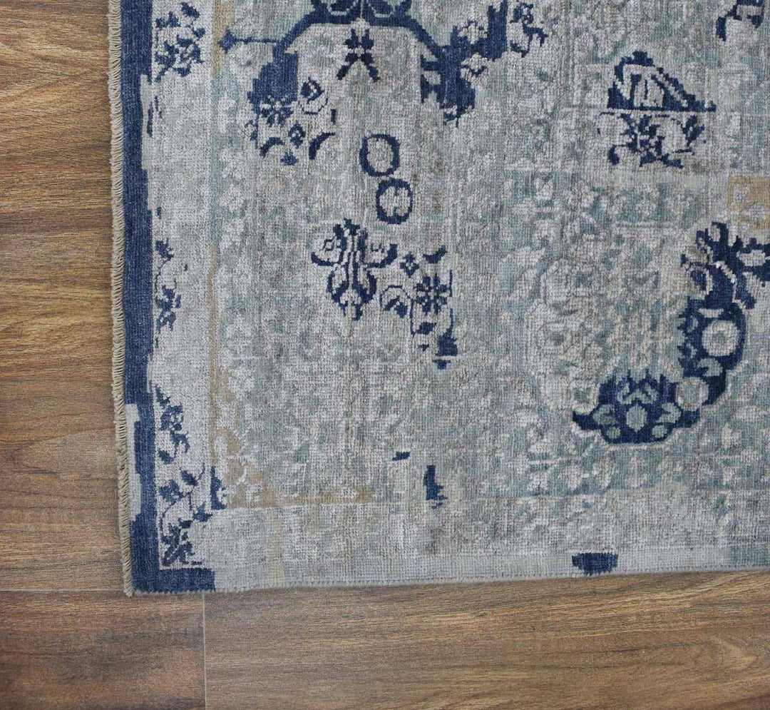 Traditional Handmade Silk and Wool 8'x10' Area Rug | The Rug Decor | TRD1635810 - The Rug Decor