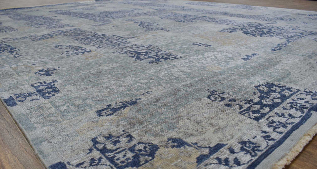 Traditional Handmade Silk and Wool 8'x10' Area Rug | The Rug Decor | TRD1635810 - The Rug Decor