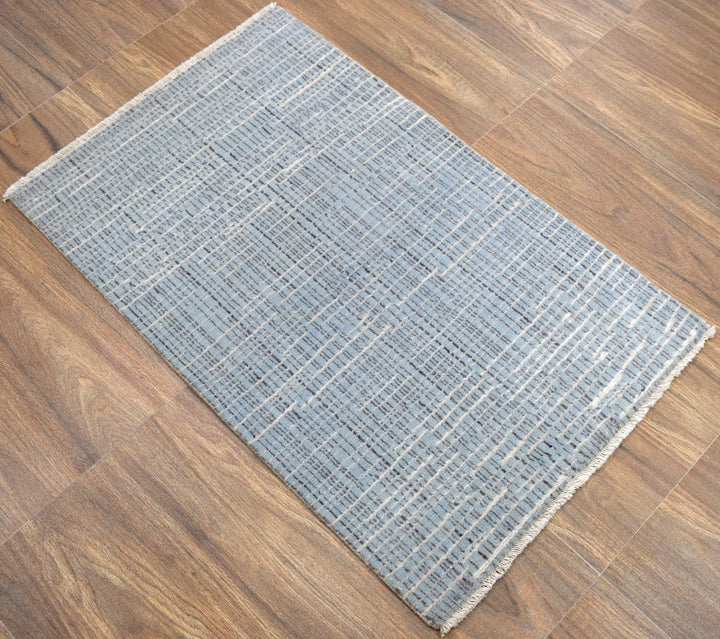 Traditional Handmade Wool & Viscose 2' by 3' Area Rug | TRD140423 - The Rug Decor