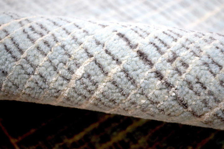 Traditional Handmade Wool & Viscose 2' by 3' Area Rug | TRD140423 - The Rug Decor