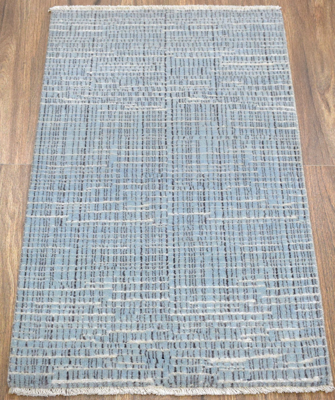 Traditional Handmade Wool & Viscose 2' by 3' Area Rug | TRD140423 - The Rug Decor
