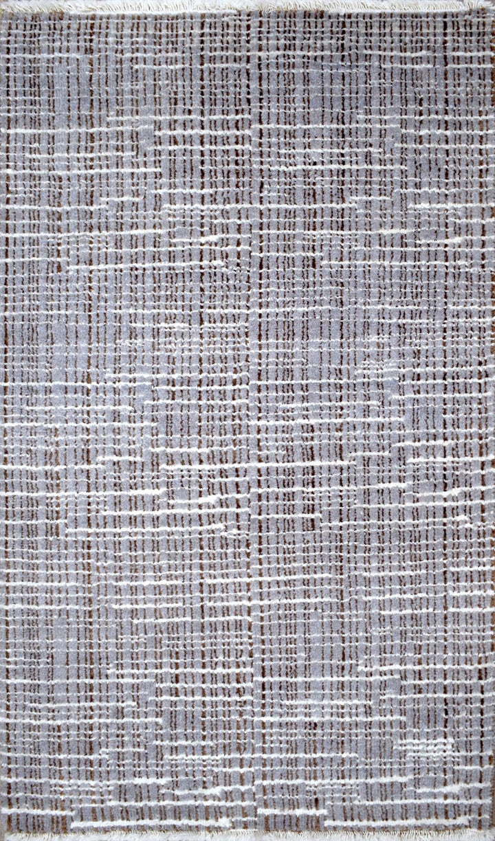 Traditional Handmade Wool & Viscose 2' by 3' Area Rug | TRD154523 - The Rug Decor