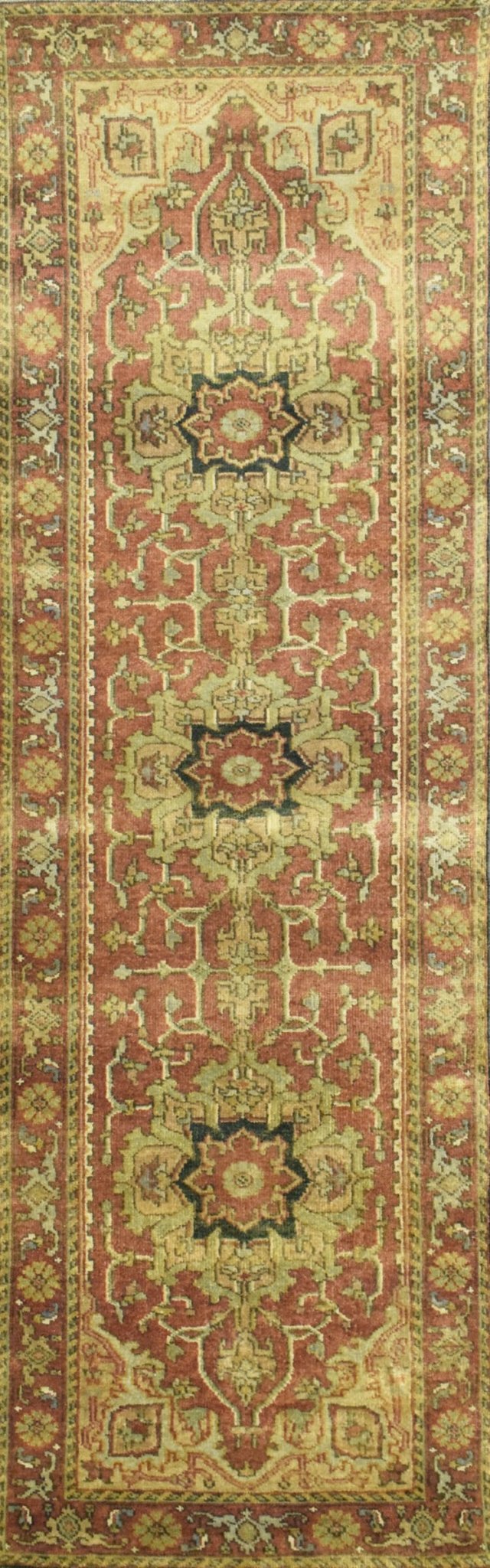Traditional Heriz Serapi Handmade Fine Wool Area Rug | TRD753810 - The Rug Decor