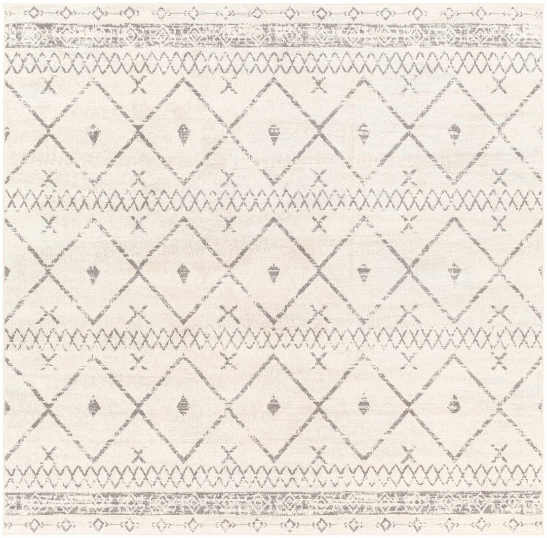 Traditional Moroccan Style Beige, Gray, Ivory Medium Pile Multi Size Area Rug - The Rug Decor