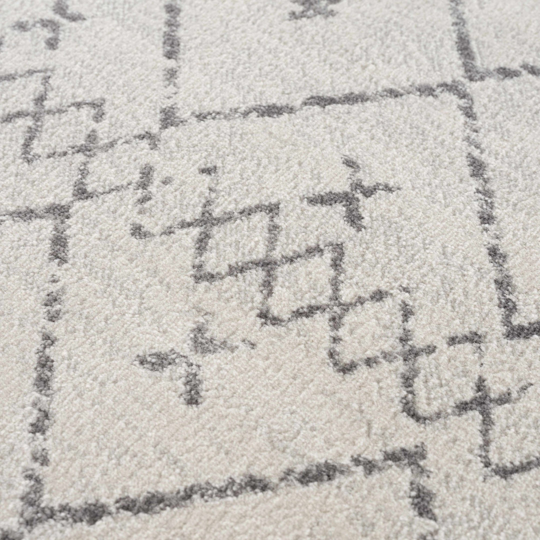 Traditional Moroccan Style Beige, Gray, Ivory Medium Pile Multi Size Area Rug - The Rug Decor