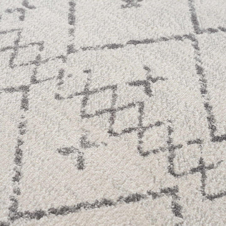 Traditional Moroccan Style Beige, Gray, Ivory Medium Pile Multi Size Area Rug - The Rug Decor