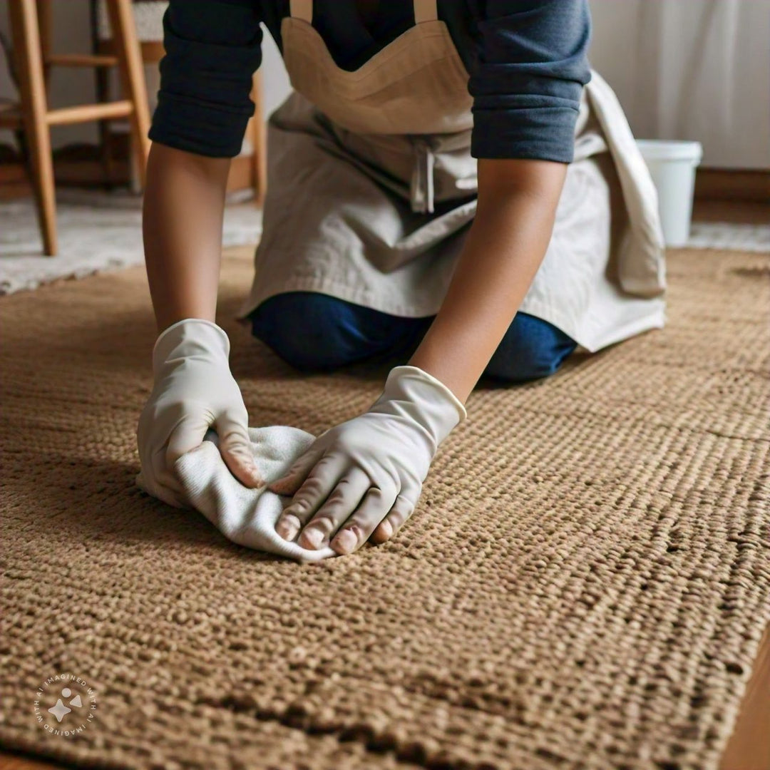How to Clean a Jute Rug at Home: Food and Pet Stains - The Rug Decor