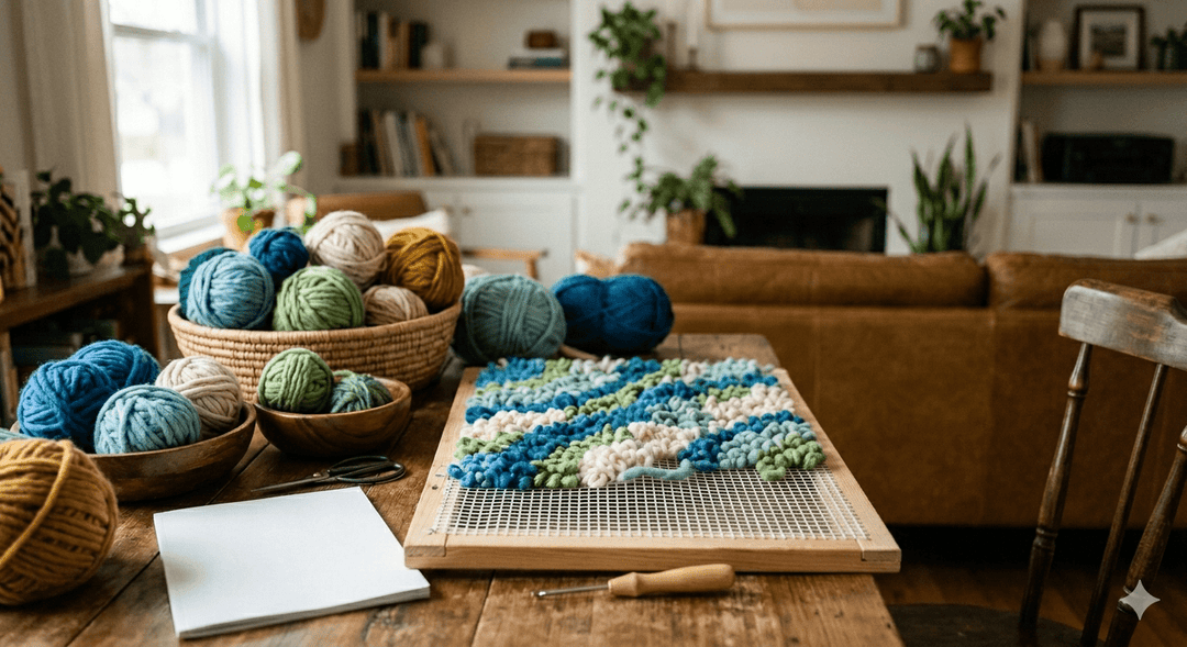 How to Make a Rug with Yarn–Beginners’ Guide - The Rug Decor