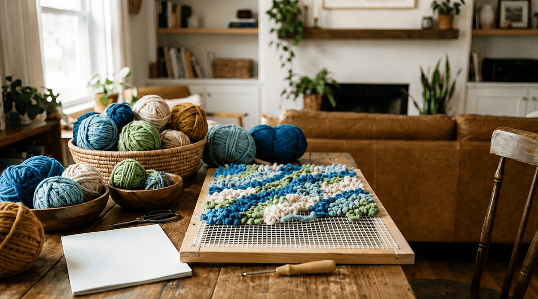 How to Make a Rug with Yarn–Beginners’ Guide - The Rug Decor