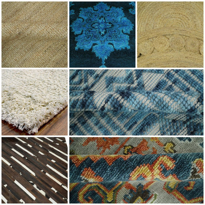 TYPES OF RUG CONSTRUCTION, SHAPES, PATTERNS, COLORS, MATERIALS, AND TEXTURE