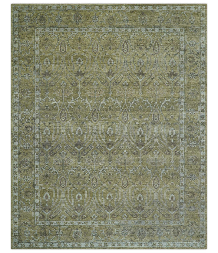 Dune Earthy Neutral Custom Made Camel Turkish Hand Knotted Wool Rug