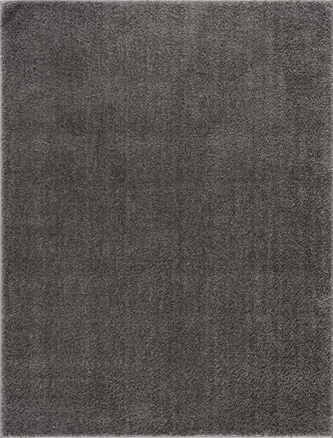 Judy Modern Solid Charcoal Polyester Rug