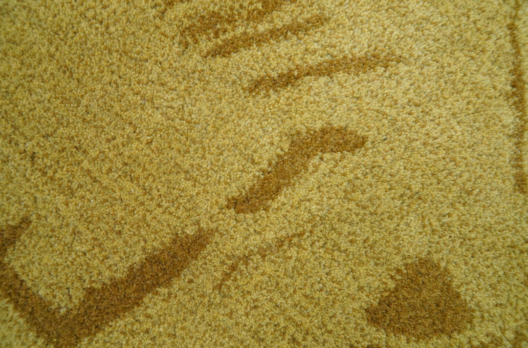 Hand Tufted 2x3 Animal Camel Wool Area Rug