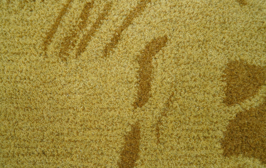 Hand Tufted 2x3 Animal Camel Wool Area Rug